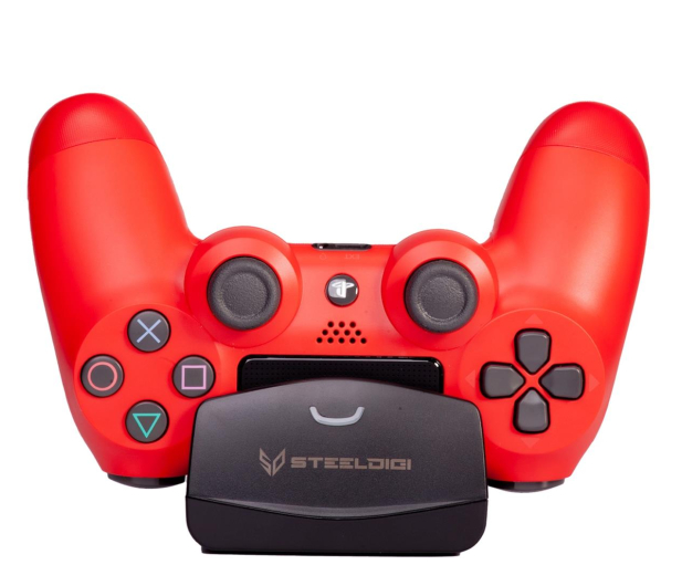 STEELDIGI Ładowarka BLUE PECAN 1xpad PS4 czarna - 699006 - zdjęcie